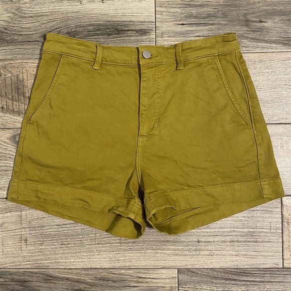 EVERLANE Women’s Size 10 High Rise Cotton Twill Shorts - Picture 2 of 12